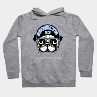 Brooklyn Spike Pug Elephant Skin Carolina Blue Jordan Retro Hoodie